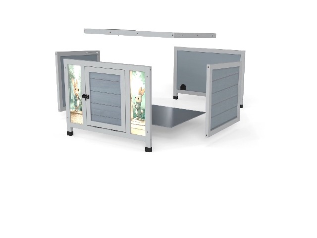 Amazon.com : COZIWOW 24 Inch Rabbit Hutch Outdoor, Weatherproof